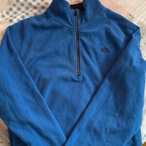 Trespass Men's Royal Blue Quarter-Zip Fleece Pullover